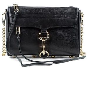 Rebecca Minkoff Mini MAC Black and Gold